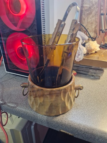 1970 ice bucket tongs - ice,