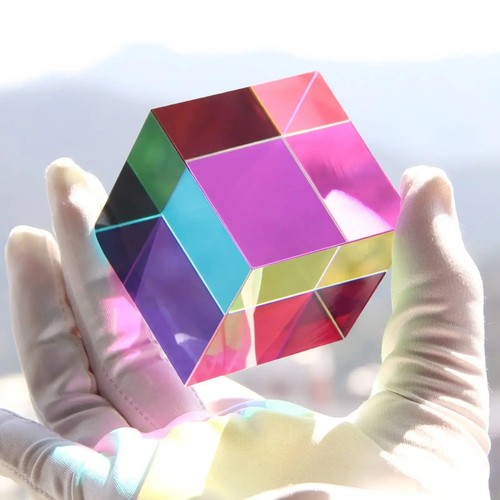 Cmy mixing colour cube acrylic - cmy,