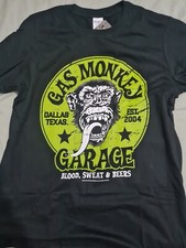 GMG Gas Monkey Garage Car Inspiring Green Round Logo T-Shirt Print Unisex S-5XL