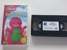 Vhs Video Cassette Tape Barney Sing & Dance