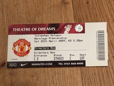 TICKET 2008/09 Manchester