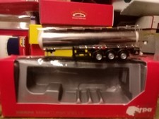 Herpa 1/87 (HO) Chrome Tri Axle Tanker PLEASE READ DESCRIPTION 