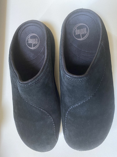 Fitflop gogh black suede - suede, clogs