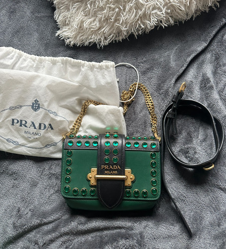 Prada belted cahier bag jewel - cahier,