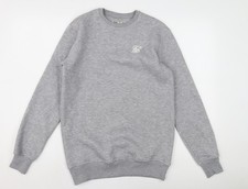 SikSilk Men's Grey Pullover