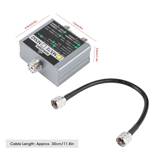Mx72 vhf uhf duplexer compact - mx72, vhf+uhf