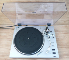 Vintage SANYO TP 1010 Turntable with Lid and New Stylus Working