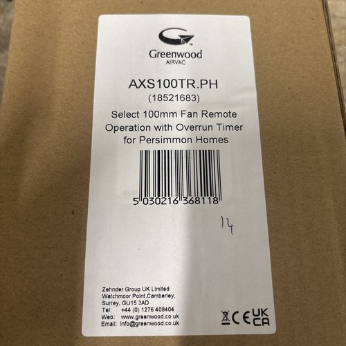 Greenwood airvac axs100tr - greenwood,