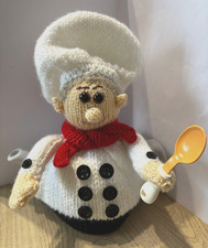 Hand Knitted Chef 2 Cup Tea