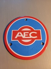 Aec Enamel Badge Vintage Truck