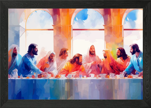 The last supper - last, framed