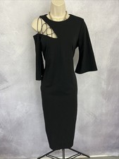Asos Dress UK 12 Black Half