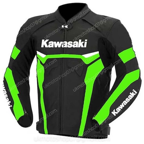 Mens motorbike leather jacket - leather,