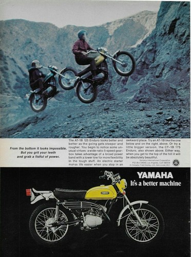 1970 yamaha 125 enduro - 1970,