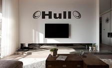HULL Rugby Wall Art Sticker