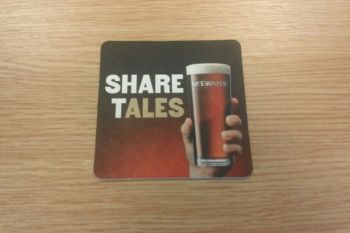 Mcewans beermat - mcewans,