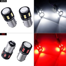 White/Red 1157 380 BAY15d LED