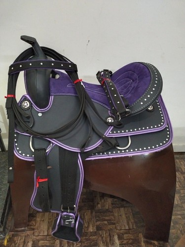Purple synthetic western - synthetic,