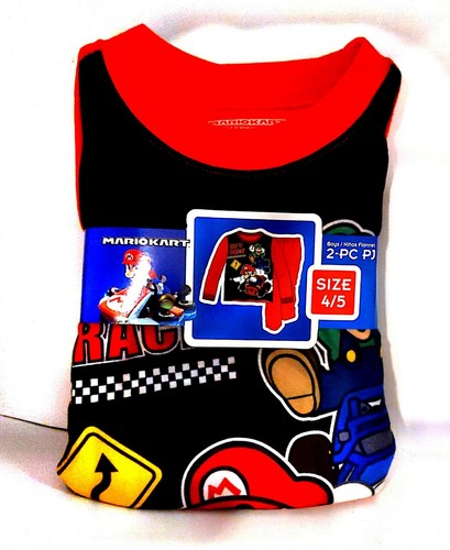 New boys mario kart flannel - new,