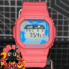 Casio G-Shock GLX-5600 Pink Blue Yellow Vintage Hawaii Tide Graph Moon Data 2019