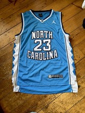 Michael Jordan  #23 Basketball Jersey Men's Large Carolina Blue Jordan Brand