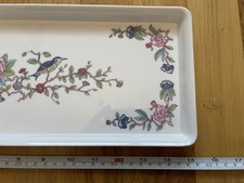 VINTAGE AYNSLEY ENGLAND SANDWICH SNACK TRAY - PEMBROKE - MELAMINE  15" x 6"