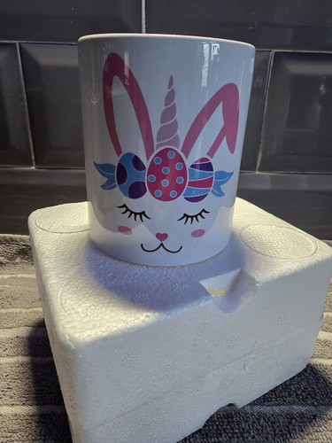 Easter bunny face coffee - bunny,