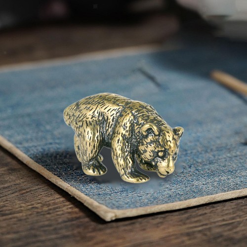 Brass bear tea - pet, small
