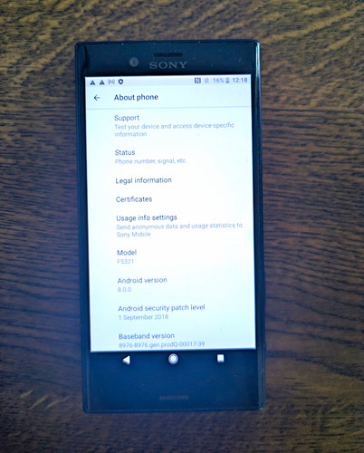 Sony xperia f5321 - x, android