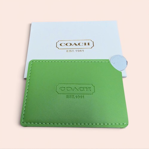 Nwt green coach mirror with - coach,