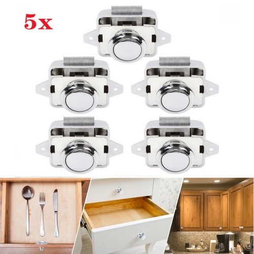 5pcs push button catch lock - push,