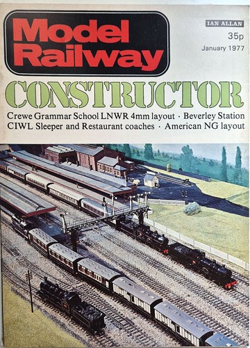 Model railway constructor - model, 1977