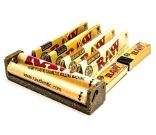 Raw King Size Cigarette Rolling Machine with 4 Papers and 2 Booklets of Tips 