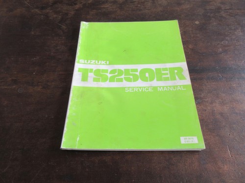 Suzuki ts250er 1980 - suzuki, service