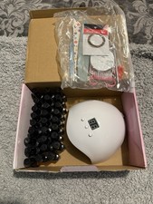 Gel Nail Kit with LED Dryer Lamp and Accessories Manicure Set