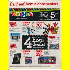 TOYS R US Advertising flyer