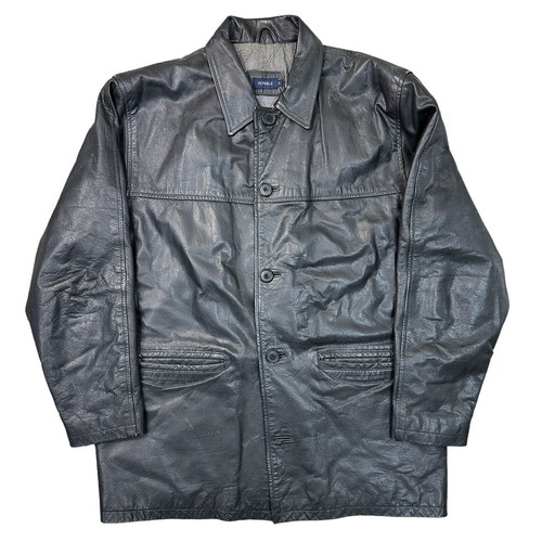 Vintage real leather jacket - real,