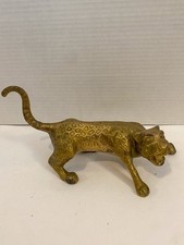 Vintage Brass Animal, Jaguar