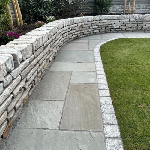 Kandla grey walling stone - grey,