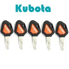 5PCS Kubota 459A Plant Ignition Switch Key For Excavators Diggers Dumper