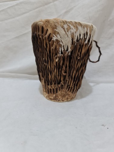Goat skin rattle drum - skin,