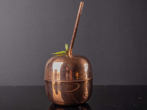 Handmade stylish copper - copper, apple