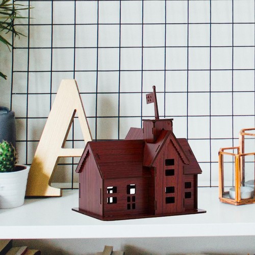 Wooden model kits house - model,