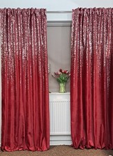 Amazing novelty velvet curtains with gold/silver pattern Pencil pleat