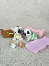 Sylvanian Families Friesian Cow Twins Baby Figure Set