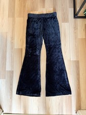 Black Crushed Velvet Effect