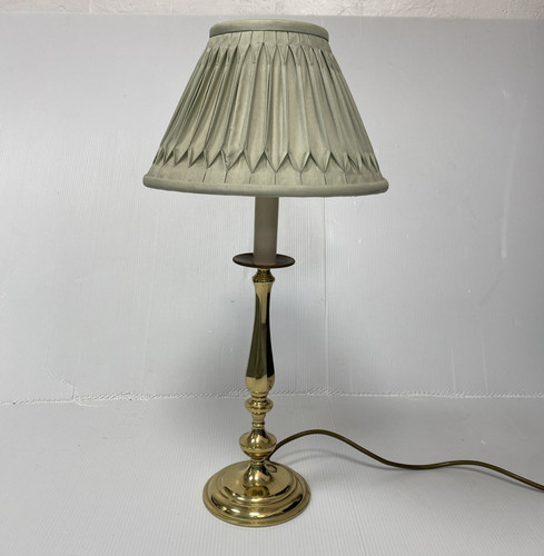 Vintage brass column - brass,