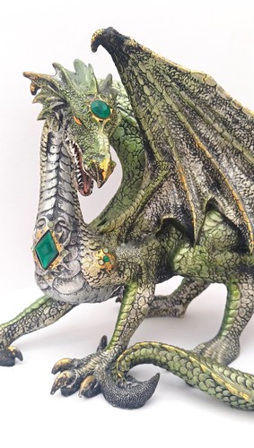 Metallic painted green - painted, and