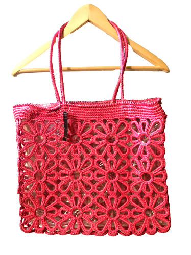 Nwt pink floral crochet - nwt,