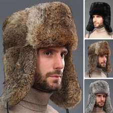 Thickened Faux Rabbit Fur Hat